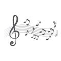 Music note icon Royalty Free Stock Photo