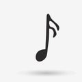 Music note icon