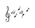 Music note Icon Royalty Free Stock Photo