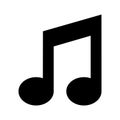 Music note isolated icon Royalty Free Stock Photo