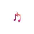 Music note logo