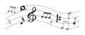 Music Note with symbols