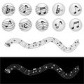 Music note vector