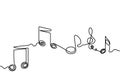 Music note vector illustration, single one continuous line art drawing style. Music symbol that creates a song tone isolated on