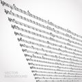 Music note vector sheet Royalty Free Stock Photo