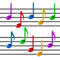 Music note vector