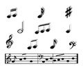 Music notes