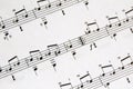 Music notes Royalty Free Stock Photo