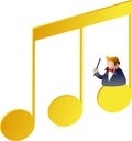 Music notes Royalty Free Stock Photo