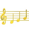 Music notes Royalty Free Stock Photo
