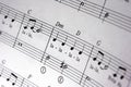 Music notes Royalty Free Stock Photo