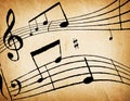 Music Notes Background