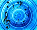 Music notes background