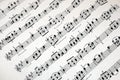 Music notes background Royalty Free Stock Photo