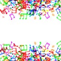 Music notes border