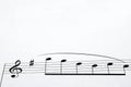 Music notes score background Royalty Free Stock Photo