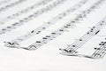 Music notes score background Royalty Free Stock Photo