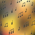 Music notes vector Royalty Free Stock Photo