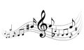 Music notes Royalty Free Stock Photo