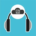 Music online cloud headphone