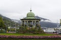Music Pavilion at Byparken in Bergen Royalty Free Stock Photo