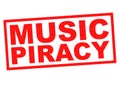 MUSIC PIRACY Royalty Free Stock Photo