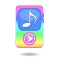 Music player Royalty Free Stock Photo