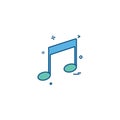 Music player media icon Royalty Free Stock Photo