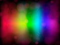 Music rainbow equalizer. Vector illustration for poster Royalty Free Stock Photo