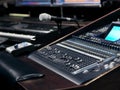 Music Recording Equipment In Sound Recording Studio Royalty Free Stock Photo