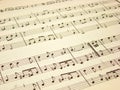 Music Score Royalty Free Stock Photo