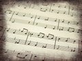 Music score background Royalty Free Stock Photo