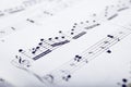 Music scores Royalty Free Stock Photo