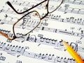 Music sheet Royalty Free Stock Photo