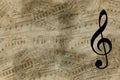 Music, sheet music, background Royalty Free Stock Photo