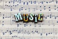 Music sheet notes musical melody sing song dance musician composition