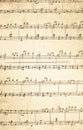 Music sheet page - art background Royalty Free Stock Photo