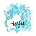 Music short quotes - jazz quotes watercolor doodles