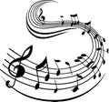 Music sign note design decoration