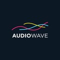 Music Sound Wave, Audio Technology, vector illustration Royalty Free Stock Photo