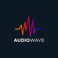 Music Sound Wave, Audio Technology, vector illustration Royalty Free Stock Photo