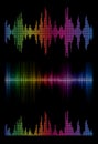 Music sound waves Royalty Free Stock Photo