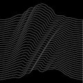 Music sound waves illustration Royalty Free Stock Photo