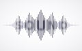 Music sound waves Royalty Free Stock Photo