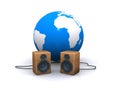 Music speakers Royalty Free Stock Photo