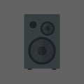 Music Speakers Icon Column Stereo System Concept