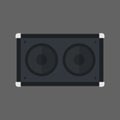 Music Speakers Icon Column Stereo System Concept