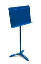 Music Stand Blue Royalty Free Stock Photo