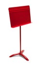 Music Stand Red Royalty Free Stock Photo