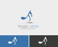 Music Store Symbol Design.